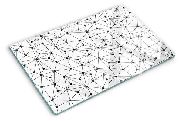 Skleněná krájecí deska Mřížková geometrie ddk-nr-wm-00007898