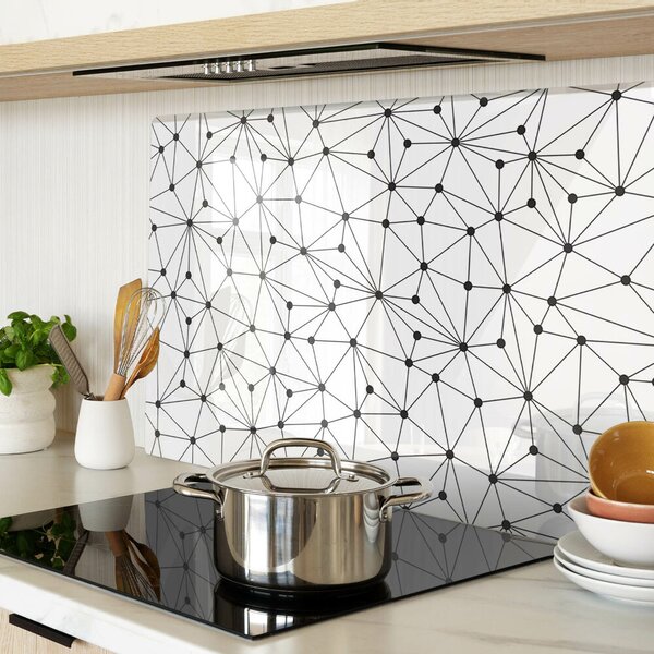 Skleněná krájecí deska Mřížková geometrie ddk-nr-wm-00007898