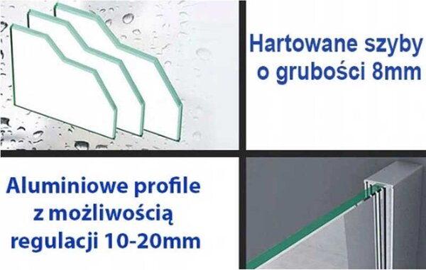 BPS-koupelny Obdélníkový sprchový kout ZES BS15B 110x80 černá/transparent - bez vaničky