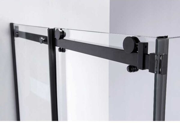 BPS-koupelny Obdélníkový sprchový kout ZES BS15B 110x80 černá/transparent - bez vaničky