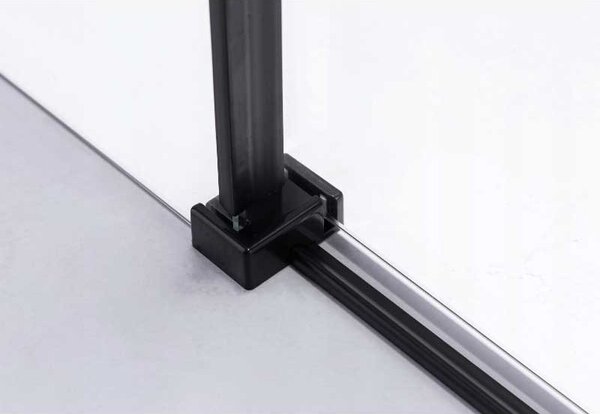 BPS-koupelny Obdélníkový sprchový kout ZES BS15B 110x80 černá/transparent - bez vaničky