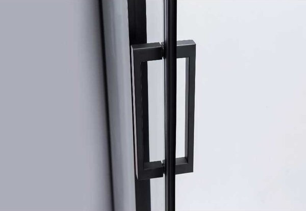 BPS-koupelny Obdélníkový sprchový kout ZES BS15B 110x80 černá/transparent - bez vaničky