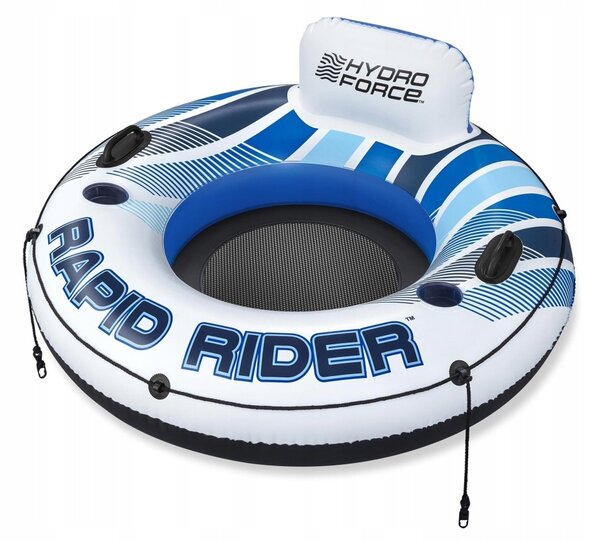 Kruh na plavání Rapid Rider, průměr 135 cm, 2 držadla Bestway 43116