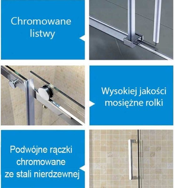 BPS-koupelny Obdélníkový sprchový kout ZES BS15B 110x80 černá/transparent - bez vaničky