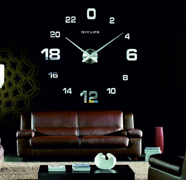 SENTOP | Moderní nalepovací hodiny na zeď | SENTOP 12S022-Wall clock analogové