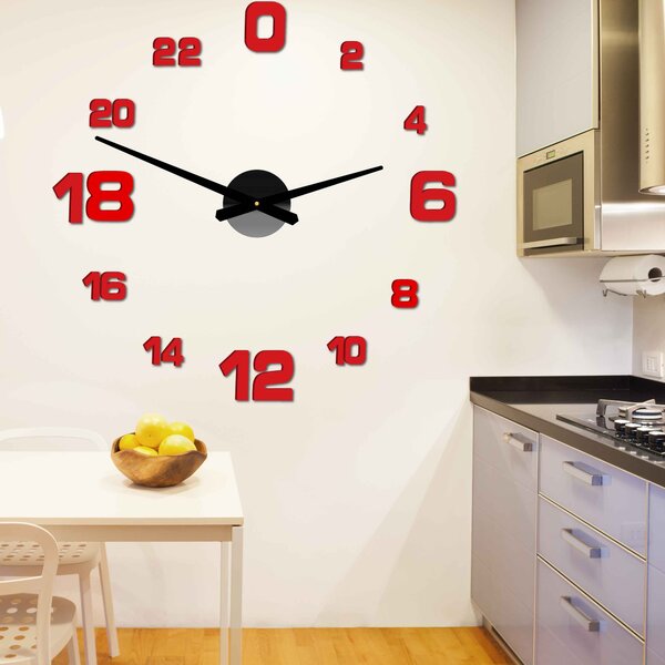 SENTOP | Moderní nalepovací hodiny na zeď | SENTOP 12S022-Wall clock analogové