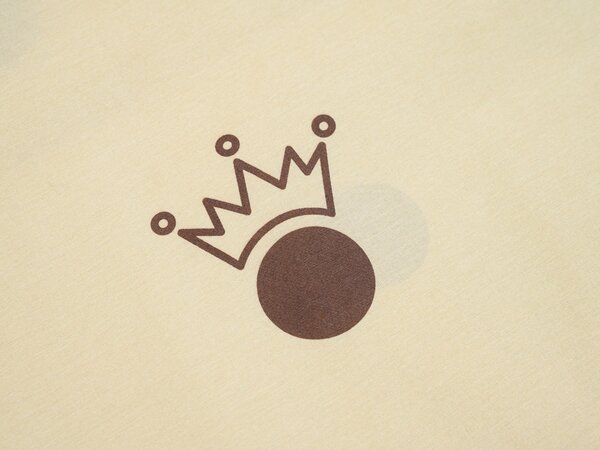 Bavlněné povlečení CROWN LOVE FOR béžové Rozměr povlečení: 70 x 90 cm | 140 x 200 cm