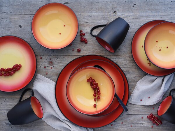 KOMBINOVANÁ SOUPRAVA, 16dílné, kamenina Creatable - Online Only nádobí, Online Only