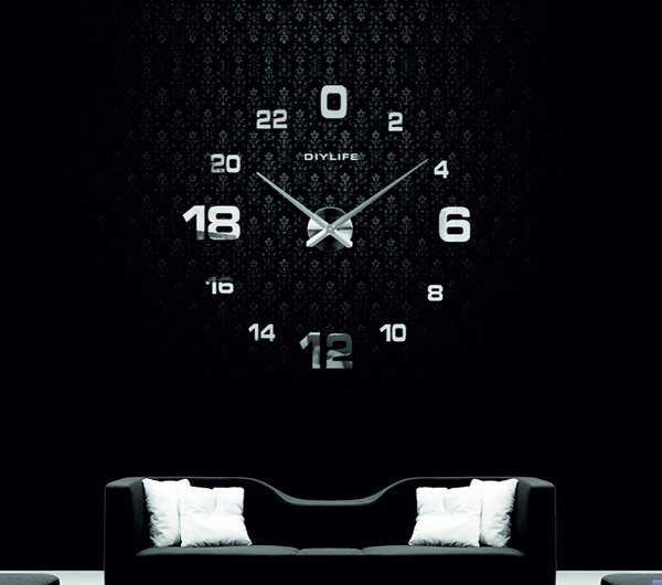 SENTOP | Moderní nalepovací hodiny na zeď | SENTOP 12S022-Wall clock analogové