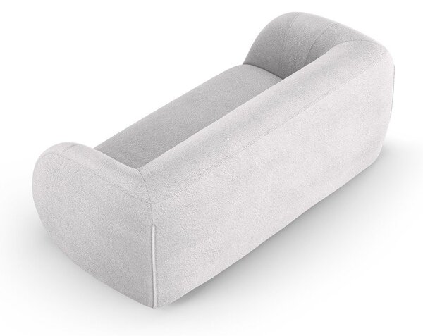 Světle šedá pohovka z textilie bouclé 210 cm Essen – Cosmopolitan Design