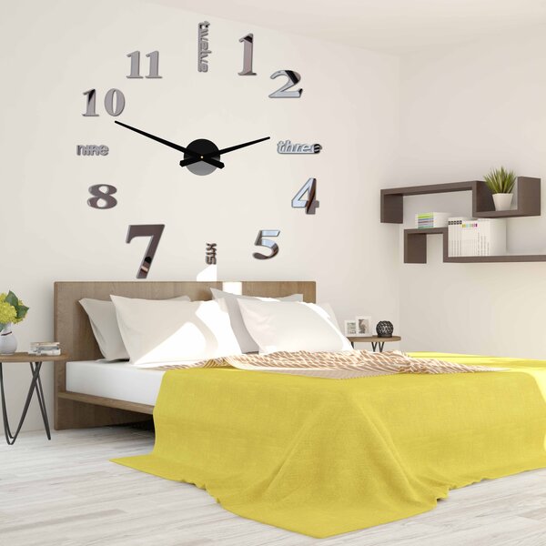 SENTOP | Moderní nalepovací nástěnné hodiny DIY | SENTOP 12P015 BEZ PENA BEZ PLECHU HEU+ analogové