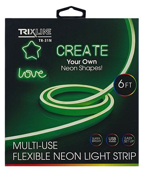 TRIXLINE Neonový led pásek - zelený P1558