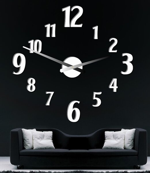 SENTOP | Moderní nalepovací hodiny na zeď | Sentop 12P024-Wall clock HEU- analogové