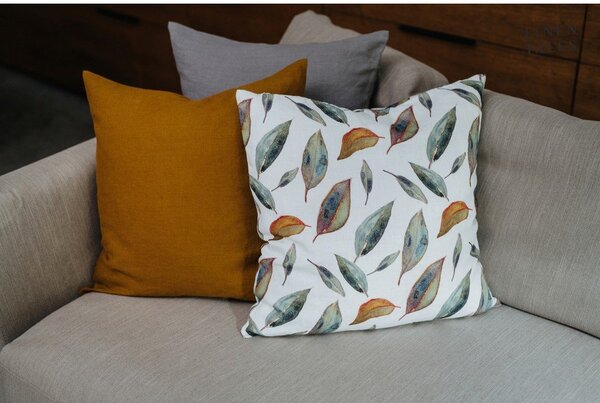 Lněný povlak na polštář 50x50 cm Golden Fall – Linen Tales