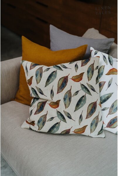 Lněný povlak na polštář 50x50 cm Golden Fall – Linen Tales