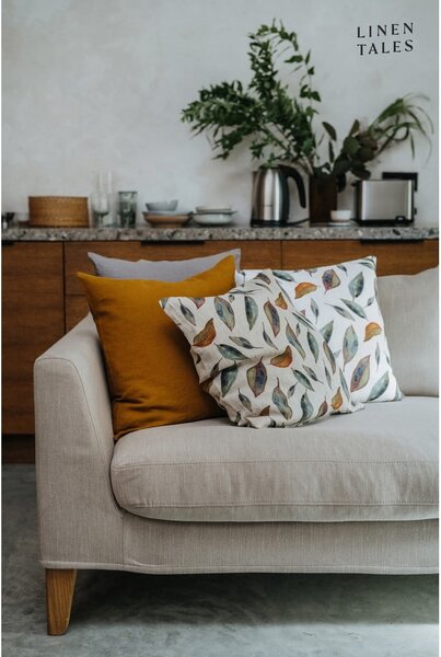 Lněný povlak na polštář 50x50 cm Golden Fall – Linen Tales