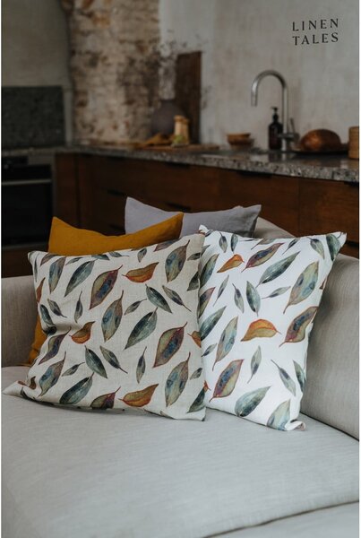 Lněný povlak na polštář 50x50 cm Golden Fall – Linen Tales