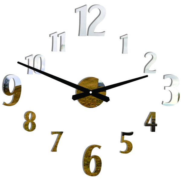 SENTOP | Moderní nalepovací hodiny na zeď | Sentop 12P024-Wall clock HEU- analogové
