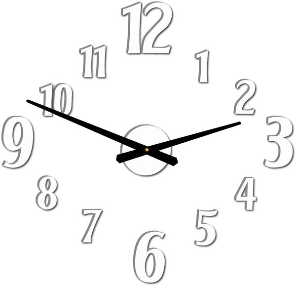 SENTOP | Moderní nalepovací hodiny na zeď | Sentop 12P024-Wall clock HEU- analogové
