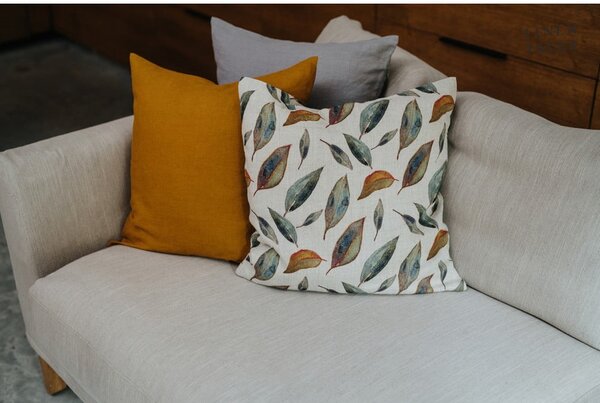 Lněný povlak na polštář 50x50 cm Golden Fall – Linen Tales