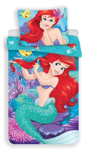 Dadka Vracov Jerry Fabrics Ariel 03 dětské bavlněné povlečení Rozměr: 1x 70 x 90 a 1x 140 x 200 cm