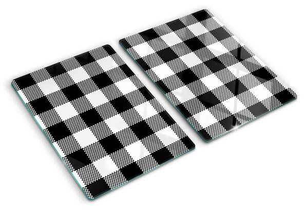 Krájecí prkénko skleněné Kostkovaný motiv ddk-nr-wm-00007960