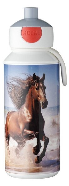Dětská láhev na vodu s pítkem Campus, 400ml, Mepal, divoký kůň