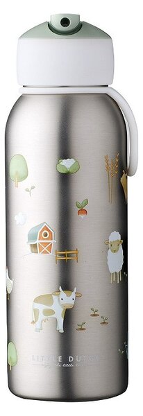 Dětská nerezová lahev, 350ml, Mepal, farma