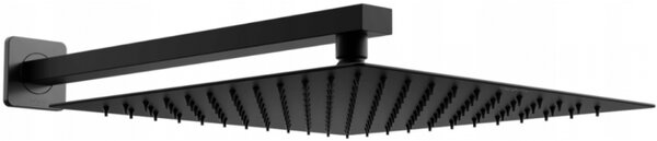 Mexen Slim sprchová hlavice 25 x 25 cm s ramínkem, černá - 79125112-70
