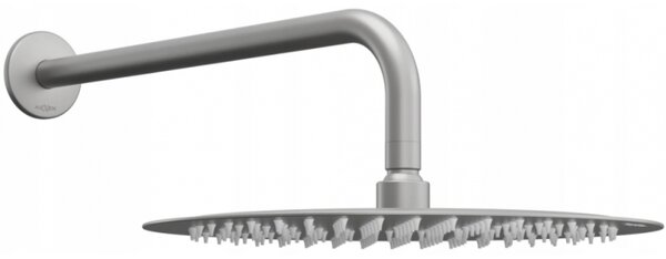 Mexen Slim dešťová hlavice 25 cm se sprchovým ramenem 40cm, grafitová, 79225211-66