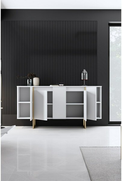 Skříňka Luxe White and Gold
