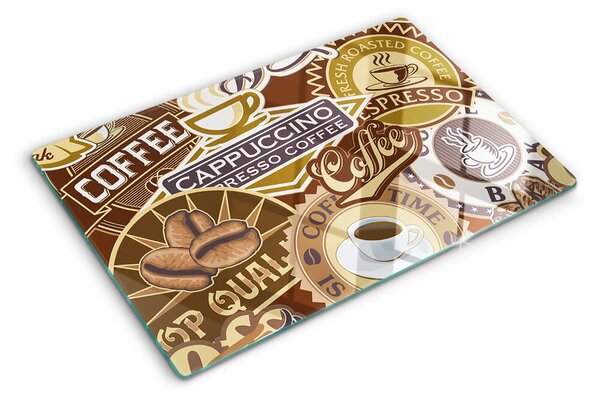 Skleněné krájecí prkénko Káva a espresso ddk-nr-wm-00008013