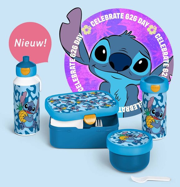 Dětský svačinový box Campus, 750ml, Mepal, Stitch