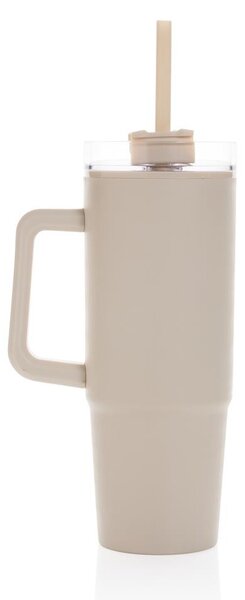 Velký cestovní hrnek Tana, 900ml, XD Design, béžový