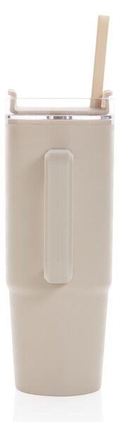 Velký cestovní hrnek Tana, 900ml, XD Design, béžový