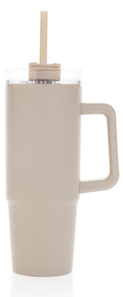 Velký cestovní hrnek Tana, 900ml, XD Design, béžový