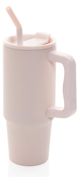 Velký nerezový termohrnek Embrace, 900ml, XD Design, růžový