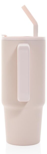 Velký nerezový termohrnek Embrace, 900ml, XD Design, růžový