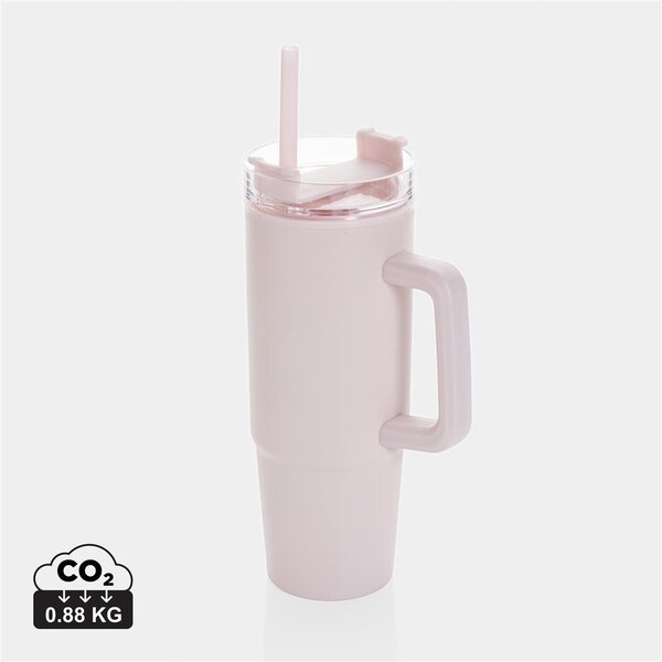 Velký cestovní hrnek Tana, 900ml, XD Design, růžový
