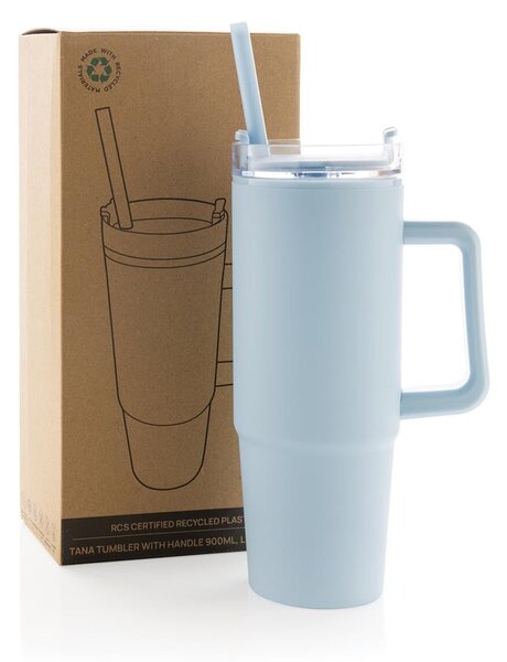 Velký cestovní hrnek Tana, 900ml, XD Design, světle modrý