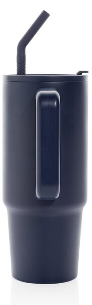 Velký nerezový termohrnek Embrace, 900ml, XD Design, modrý