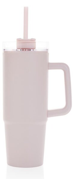 Velký cestovní hrnek Tana, 900ml, XD Design, růžový