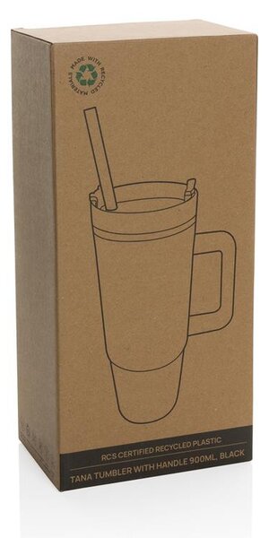Velký cestovní hrnek Tana, 900ml, XD Design, černý