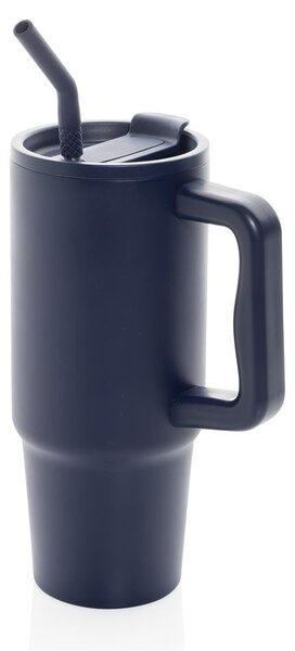 Velký nerezový termohrnek Embrace, 900ml, XD Design, modrý