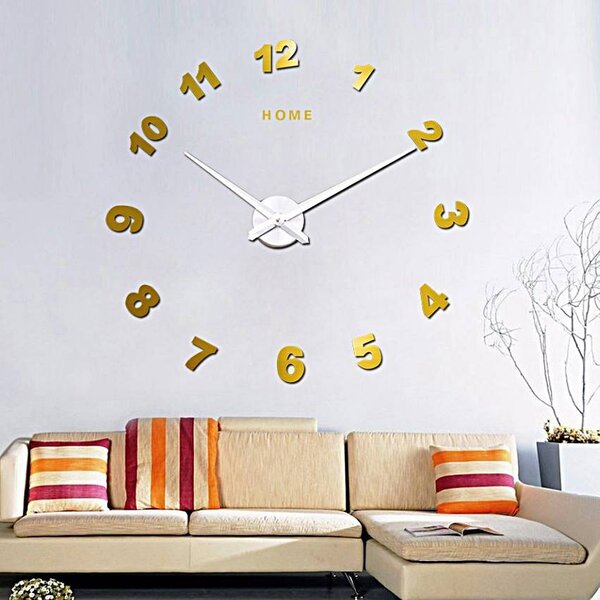 STYLESA Nástěnné hodiny zrcadlo čísla SZ047 DIY NOSPEN silver: Černá Ral 9005 Černá barva RAL 9005 80 cm 3731-34575 12SZ047 HEU-