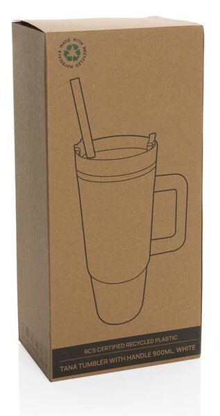 Velký cestovní hrnek Tana, 900ml, XD Design, bílý