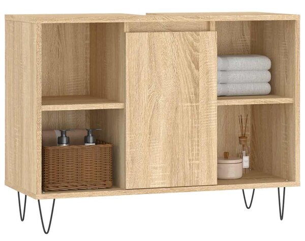 Koupelnová skříňka dub sonoma 80 x 33 x 60 cm kompozitní dřevo