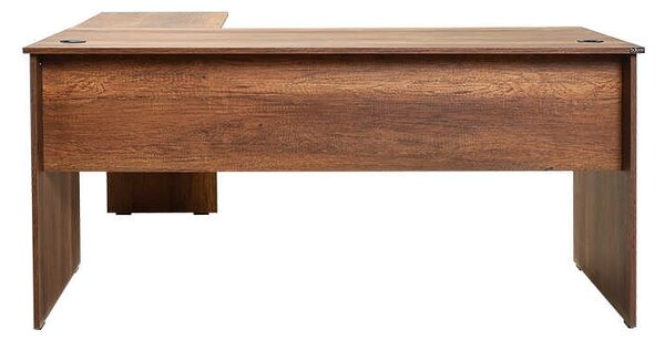 Univerzální rohový psací stůl CORNO, ořech Oslo