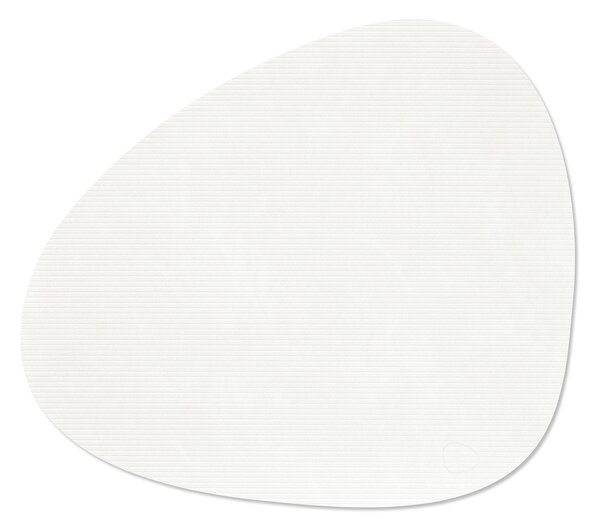 LIND DNA Prostírání Curve Dinner - Corduroy Pure White LND236