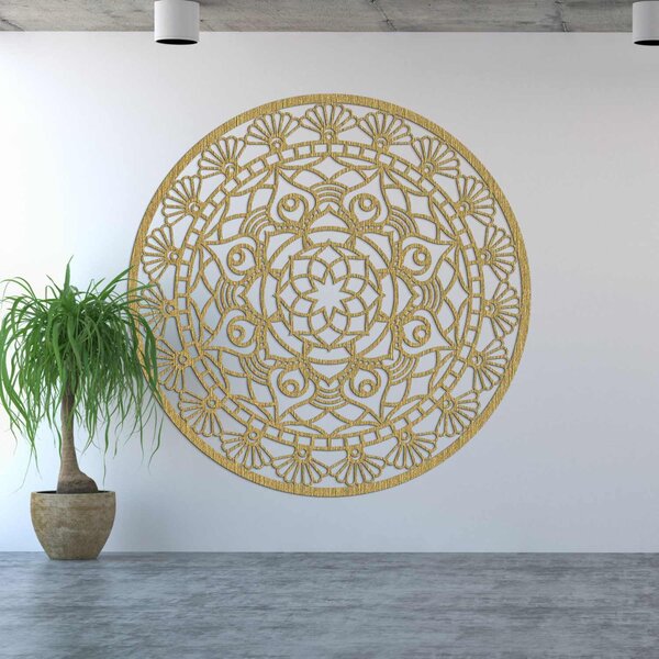SENTOP | Dřevěná mandala na zeď – Symbol harmonie a pozitivní energie I SENTOP PR0176